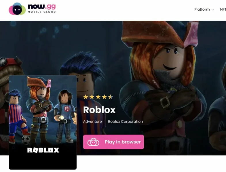 Roblox On Now.gg