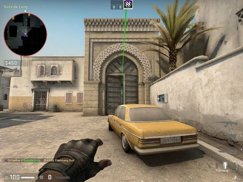 top grenade locations dust 2